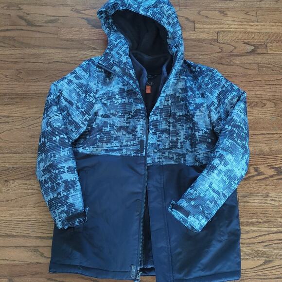 The Children's Place Boys' 3 in 1 Winter Jacket with Fleece Lining size 10/12